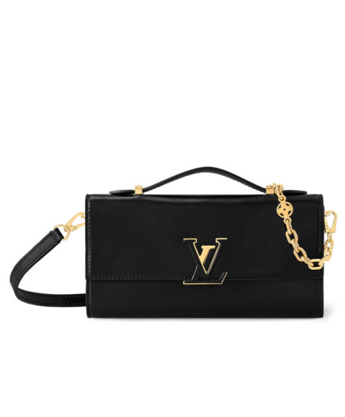 Louis Vuitton Wallet On Chain Capucines M12143 Black